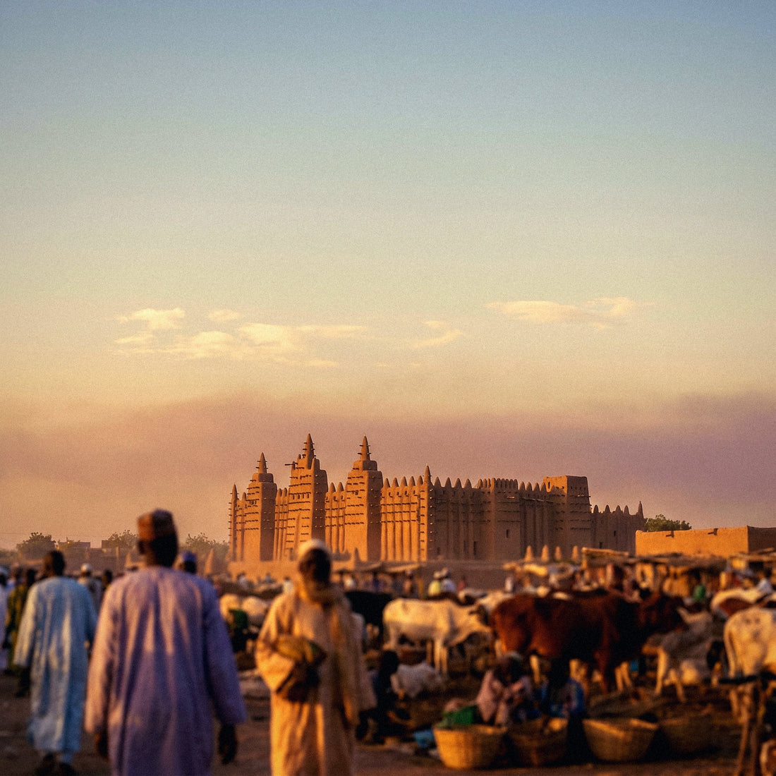 Destino de viaje en Mali, conectado con una eSIM de datos sin roaming