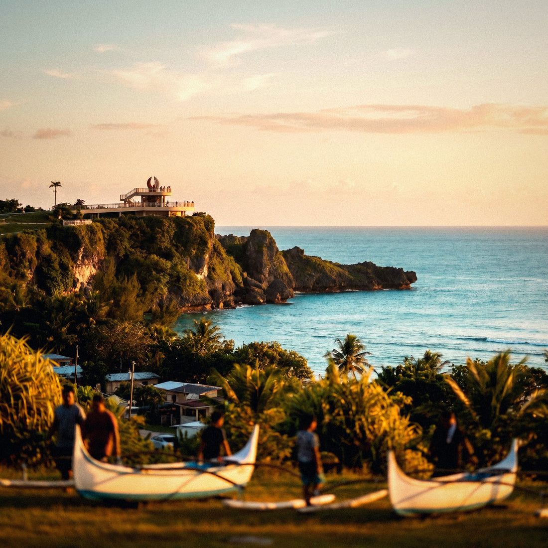 Destino de viaje en Guam, conectado con una eSIM de datos sin roaming
