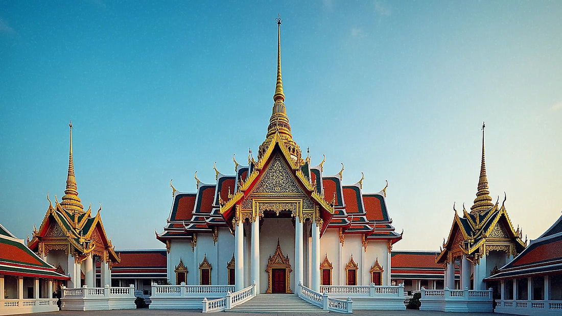 Gran Palacio de Bangkok con sus cúpulas doradas