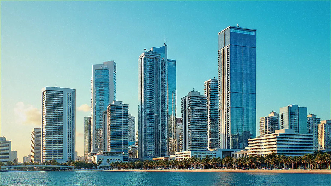 Rascacielos modernos del skyline de Ciudad de Panamá