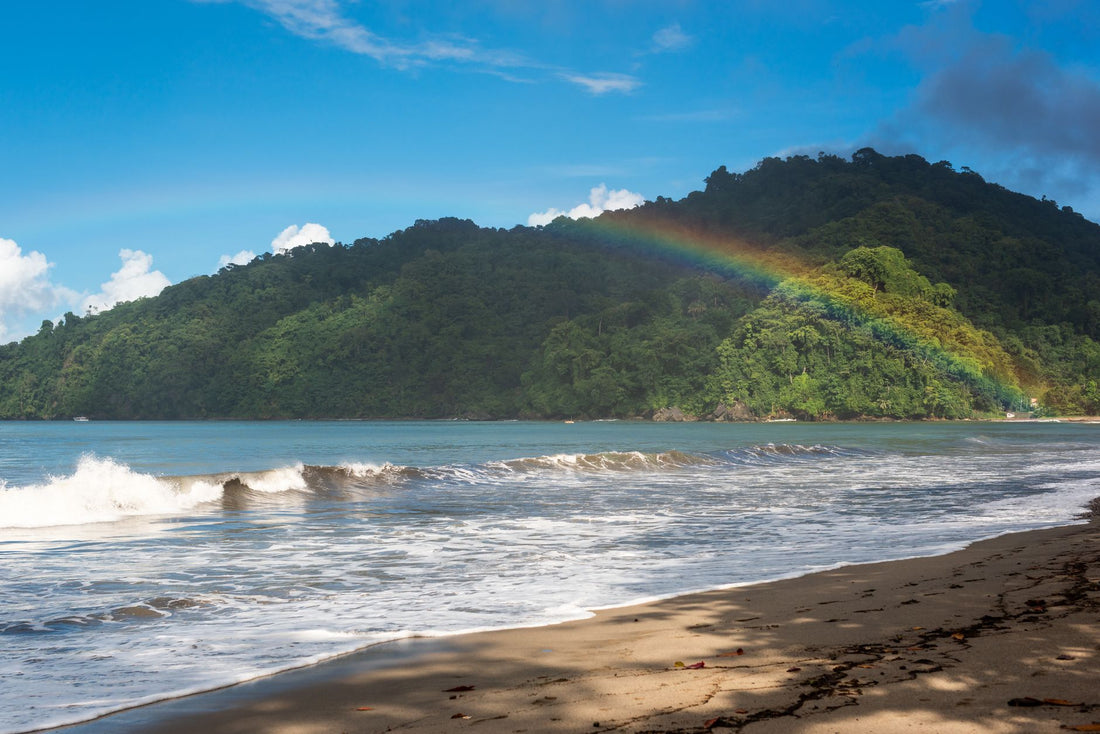 Playa de Grand Anse con una eSIM para Granada activa en el móvil