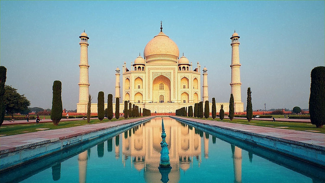 Taj Mahal al atardecer en Agra