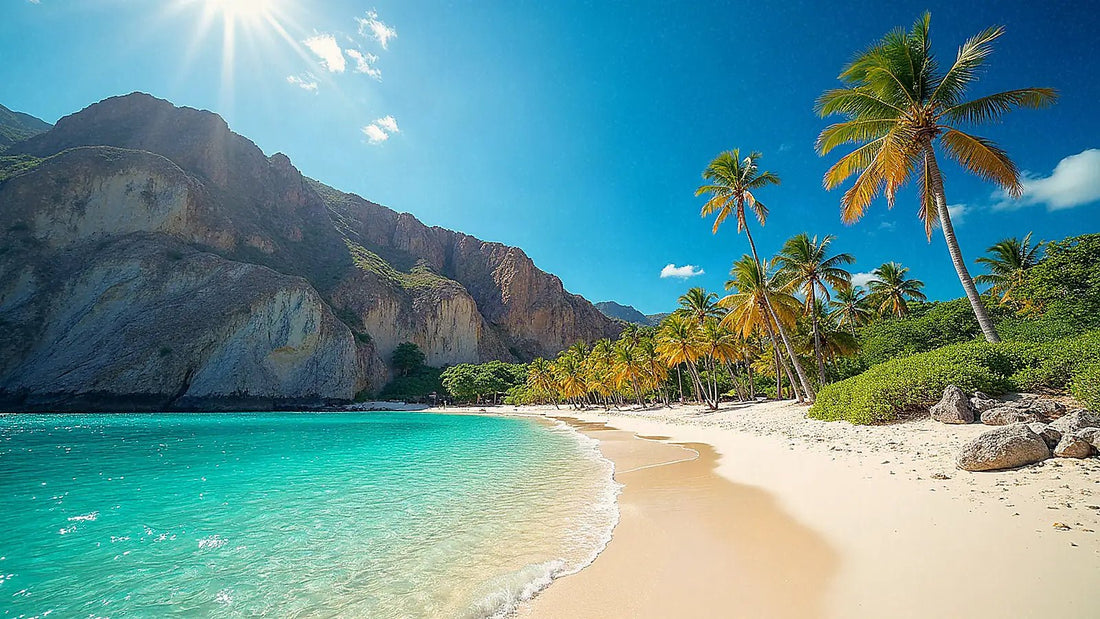 Playa de Tumon Bay con aguas turquesas en Guam