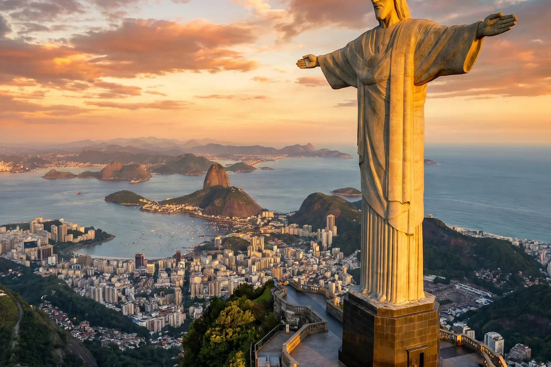 Die Christusstatue über Rio de Janeiro — eSIM Brasilien von PuraSIM