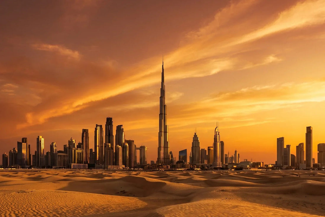 Die Skyline von Dubai — eSIM Naher Osten von PuraSIM