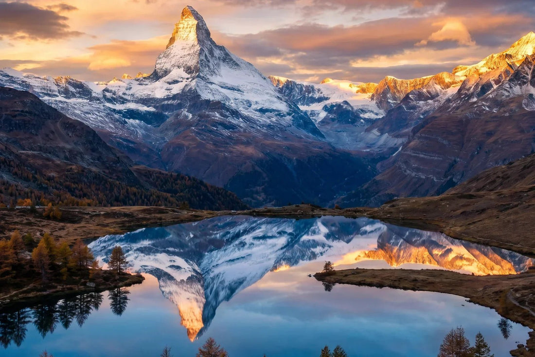 El Matterhorn en los Alpes suizos — eSIM Suiza de PuraSIM
