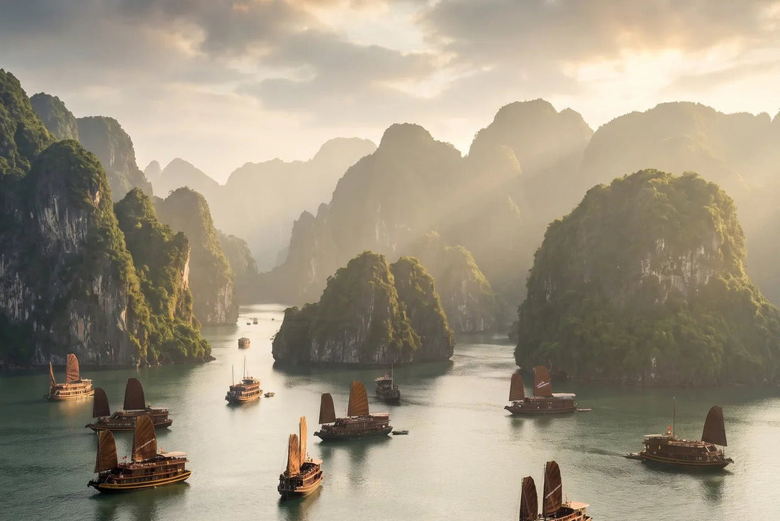 Die Halong-Bucht in Vietnam — eSIM Vietnam von PuraSIM