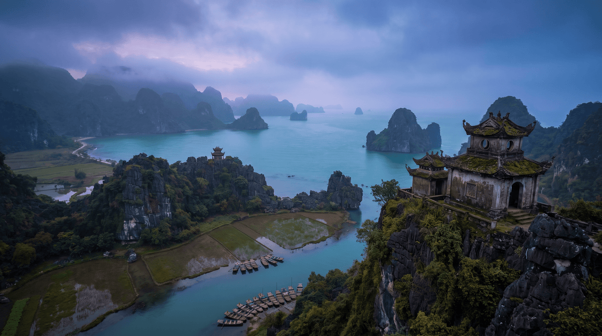 Atardecer en Asia 20 Países, conectado con datos móviles sin roaming