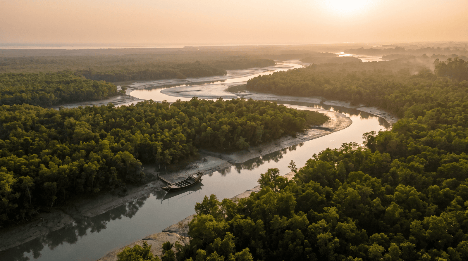 Paisaje de Bangladés con cobertura 4G/5G de la eSIM de PuraSIM