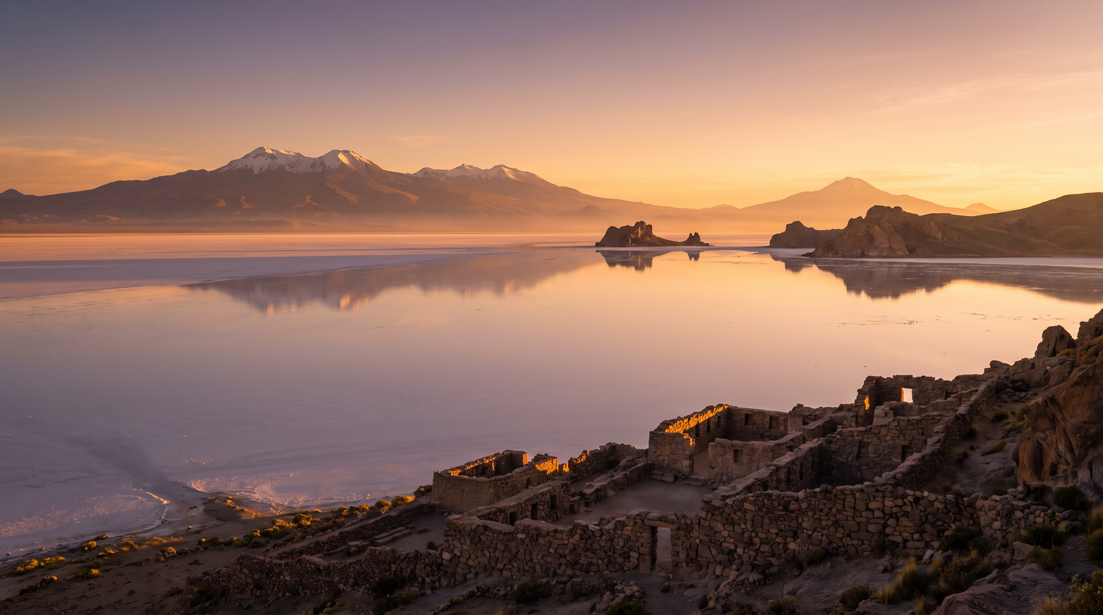 Paisaje de Bolivia con cobertura 4G/5G de la eSIM de PuraSIM