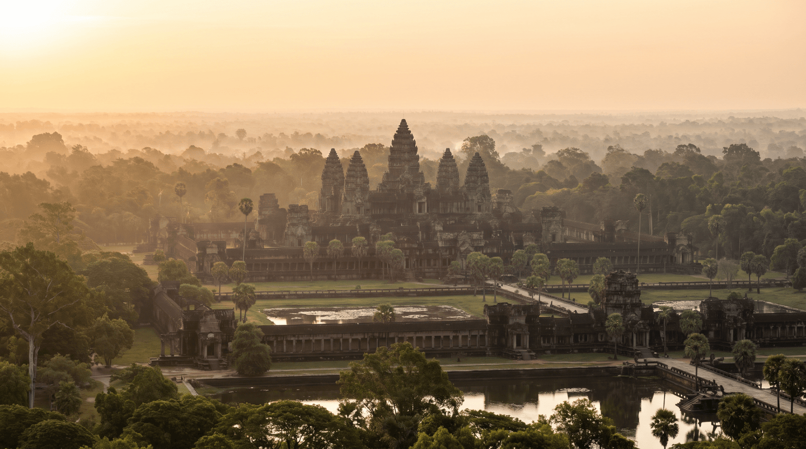 Paisaje de Camboya con cobertura 4G/5G de la eSIM de PuraSIM