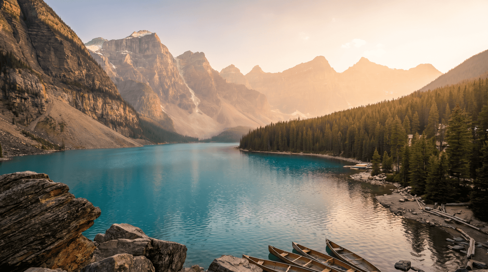 Paisaje de Canadá con cobertura 4G/5G de la eSIM de PuraSIM
