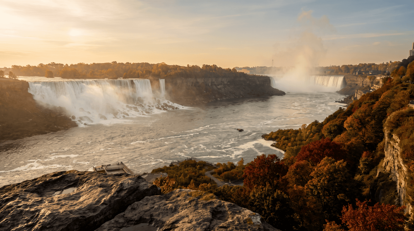 Paisaje de Estados Unidos y Canadá con cobertura 4G/5G de la eSIM de PuraSIM