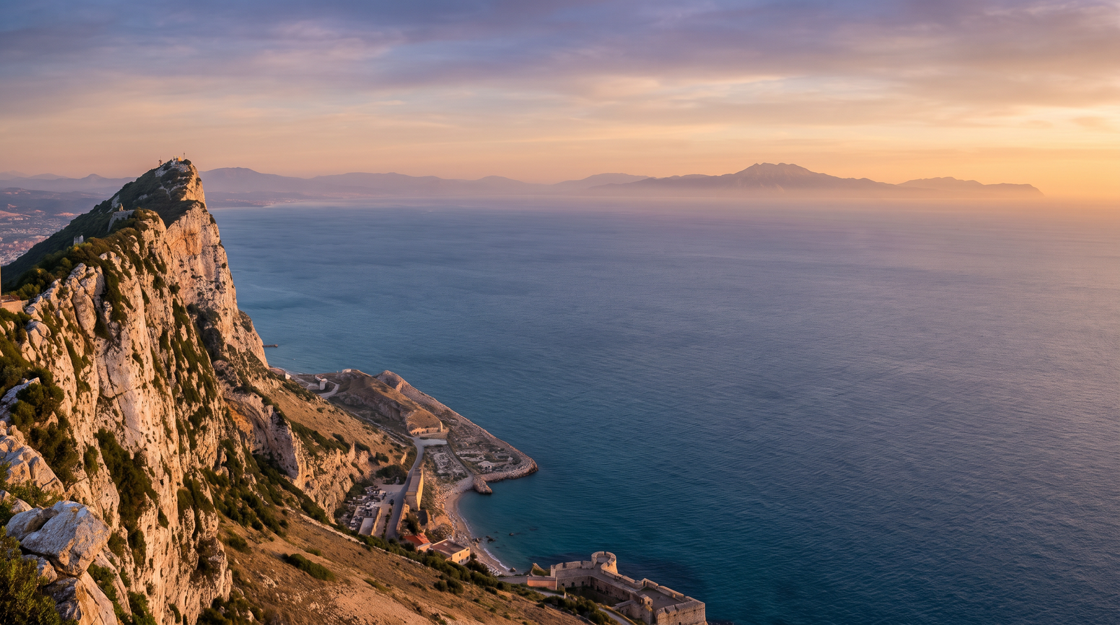 Paisaje de Europa y Marruecos con cobertura 4G/5G de la eSIM de PuraSIM