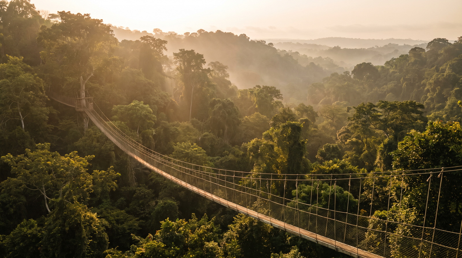 Paisaje de Ghana con cobertura 4G/5G de la eSIM de PuraSIM