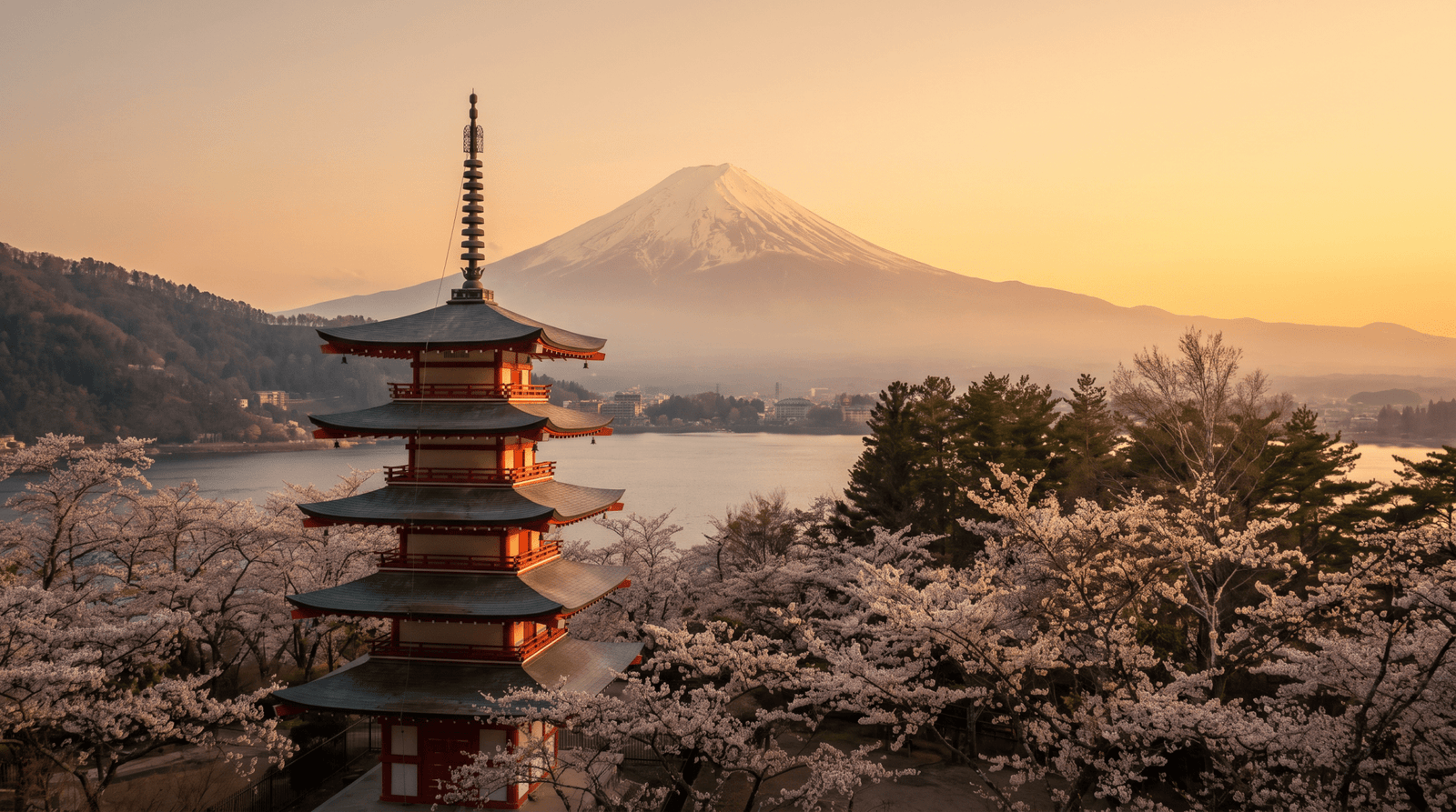 Paisaje de Japón con cobertura 4G/5G de la eSIM de PuraSIM