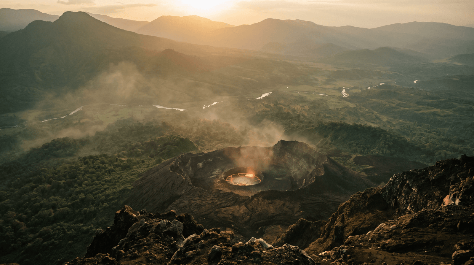 Paisaje de Rep. Dem. del Congo con cobertura 4G/5G de la eSIM de PuraSIM