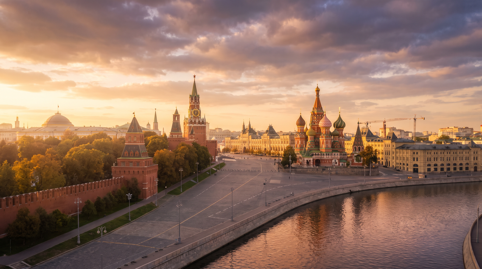 Paisaje de Rusia con cobertura 4G/5G de la eSIM de PuraSIM