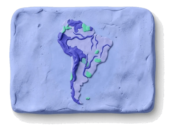 eSIM South America claymotion
