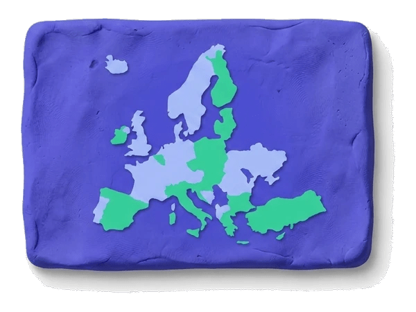 eSIM Europe 30 Countries claymotion