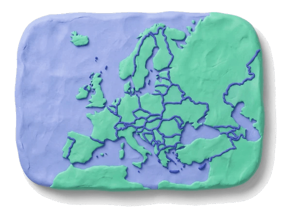 eSIM Europe 33 Countries claymotion