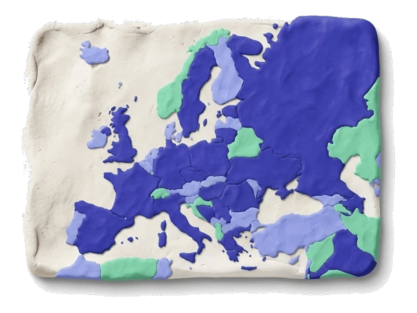 eSIM Europe 35 Countries claymotion