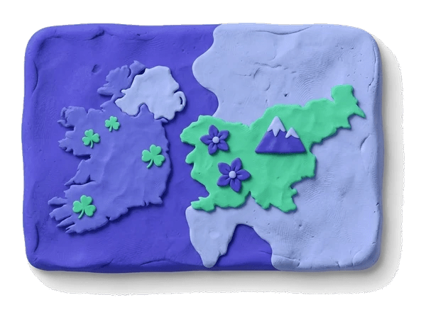 eSIM Ireland and Slovenia claymotion