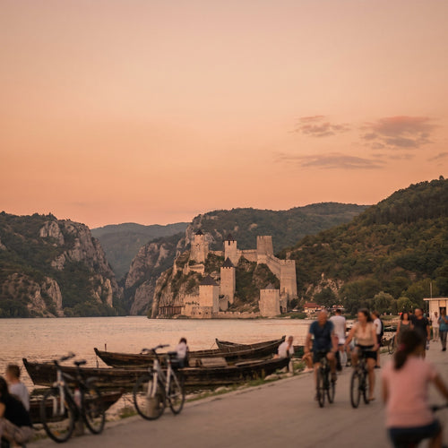 Vista de Serbia para viajeros con eSIM de datos