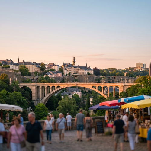 Vista de Luxemburgo para viajeros con eSIM de datos