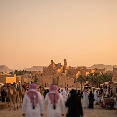 Vista de Arabia Saudí para viajeros con eSIM de datos