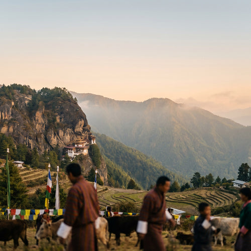 Vista de Bhutan para viajeros con eSIM de datos