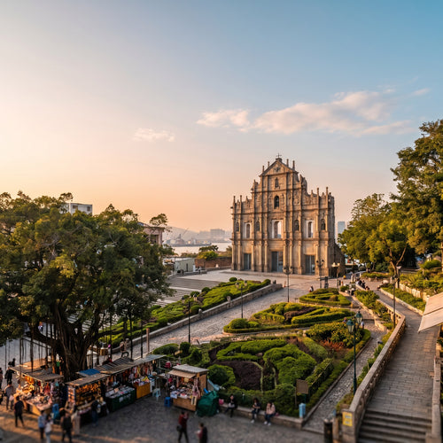 Vista de Macao para viajeros con eSIM de datos