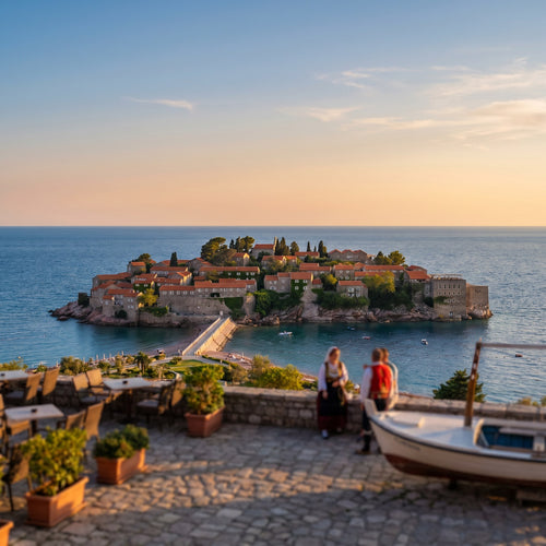 Vista de Montenegro para viajeros con eSIM de datos
