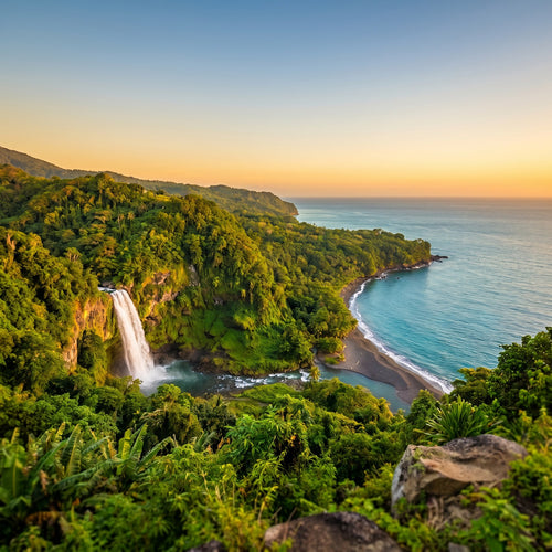 Vista de Dominica para viajeros con eSIM de datos