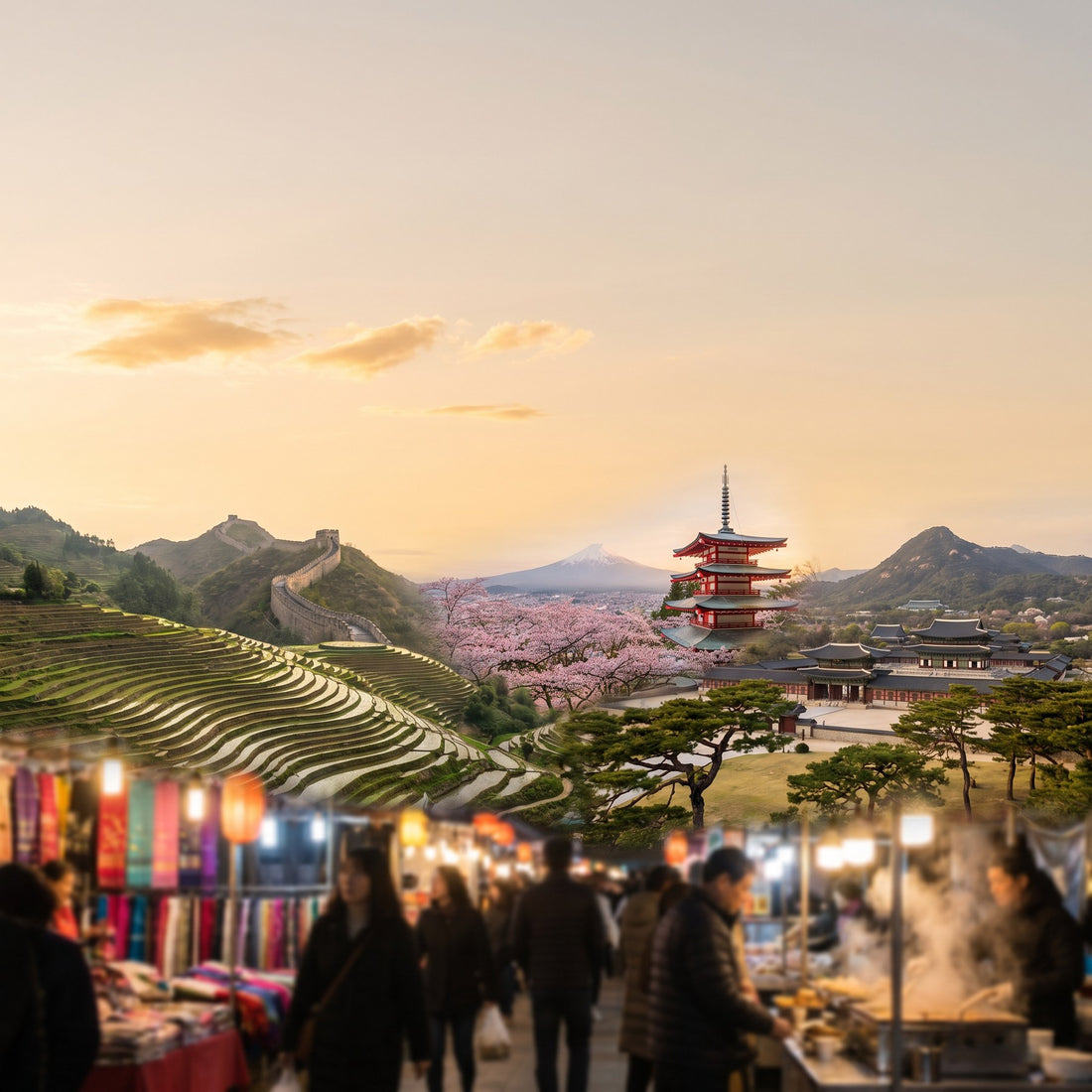 eSIM China, Japón y Corea del Sur