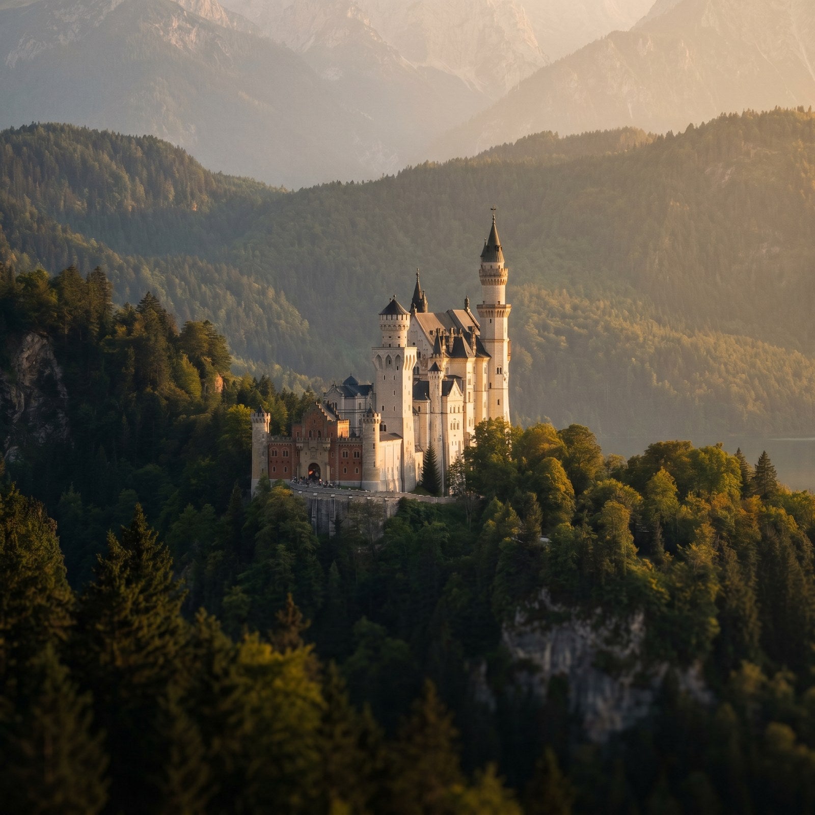 Atardecer en Alemania, conectado con datos móviles sin roaming