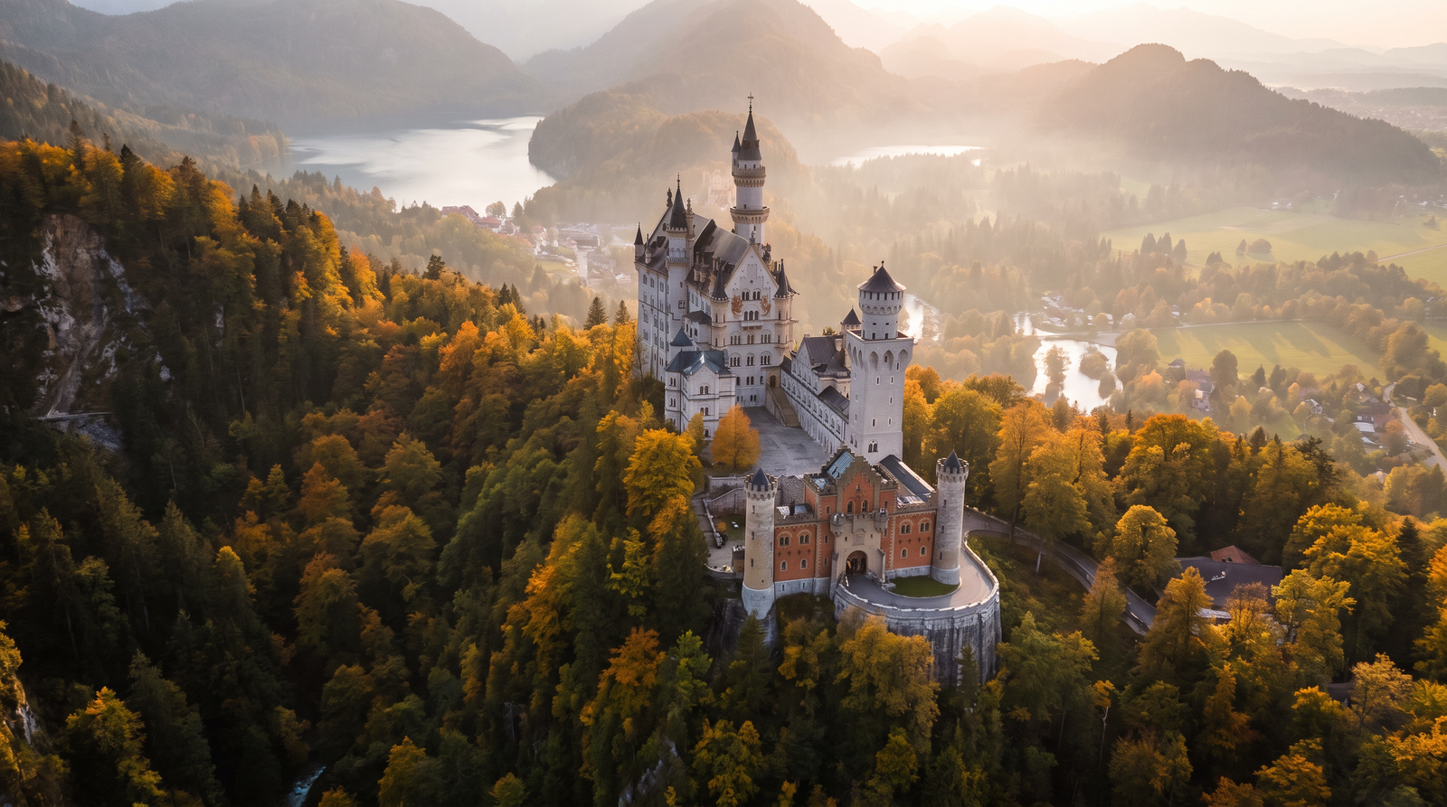 Paisaje de Alemania con cobertura 4G/5G de la eSIM de PuraSIM