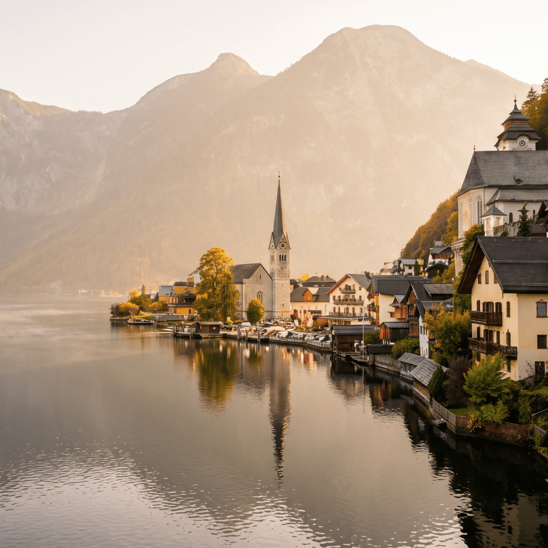 Paisaje de Austria con cobertura 4G/5G de la eSIM de PuraSIM