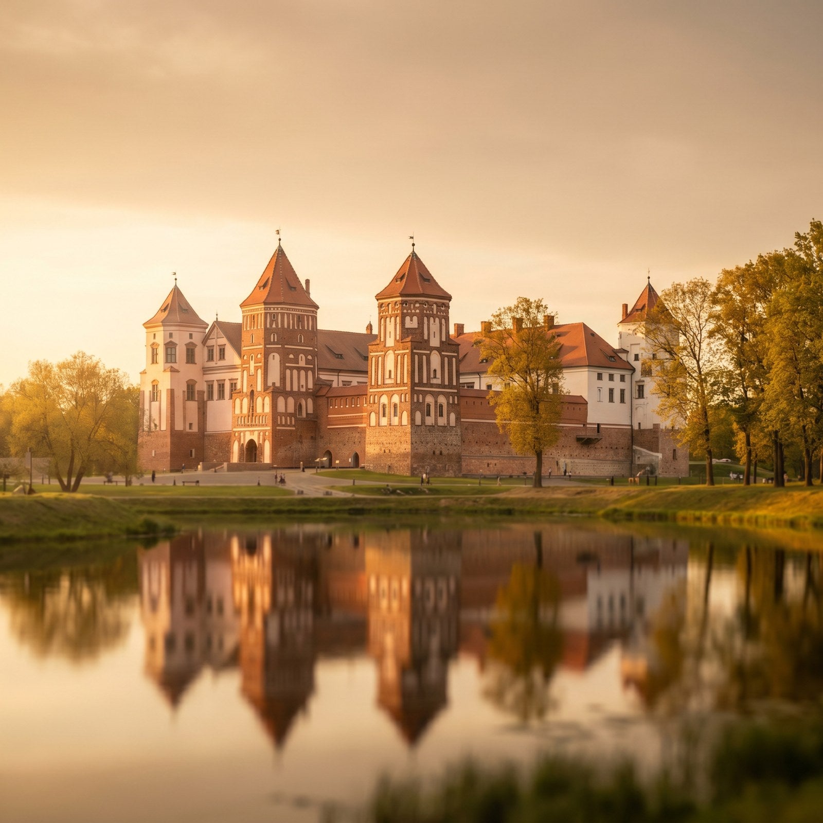 Atardecer en Bielorrusia, conectado con datos móviles sin roaming