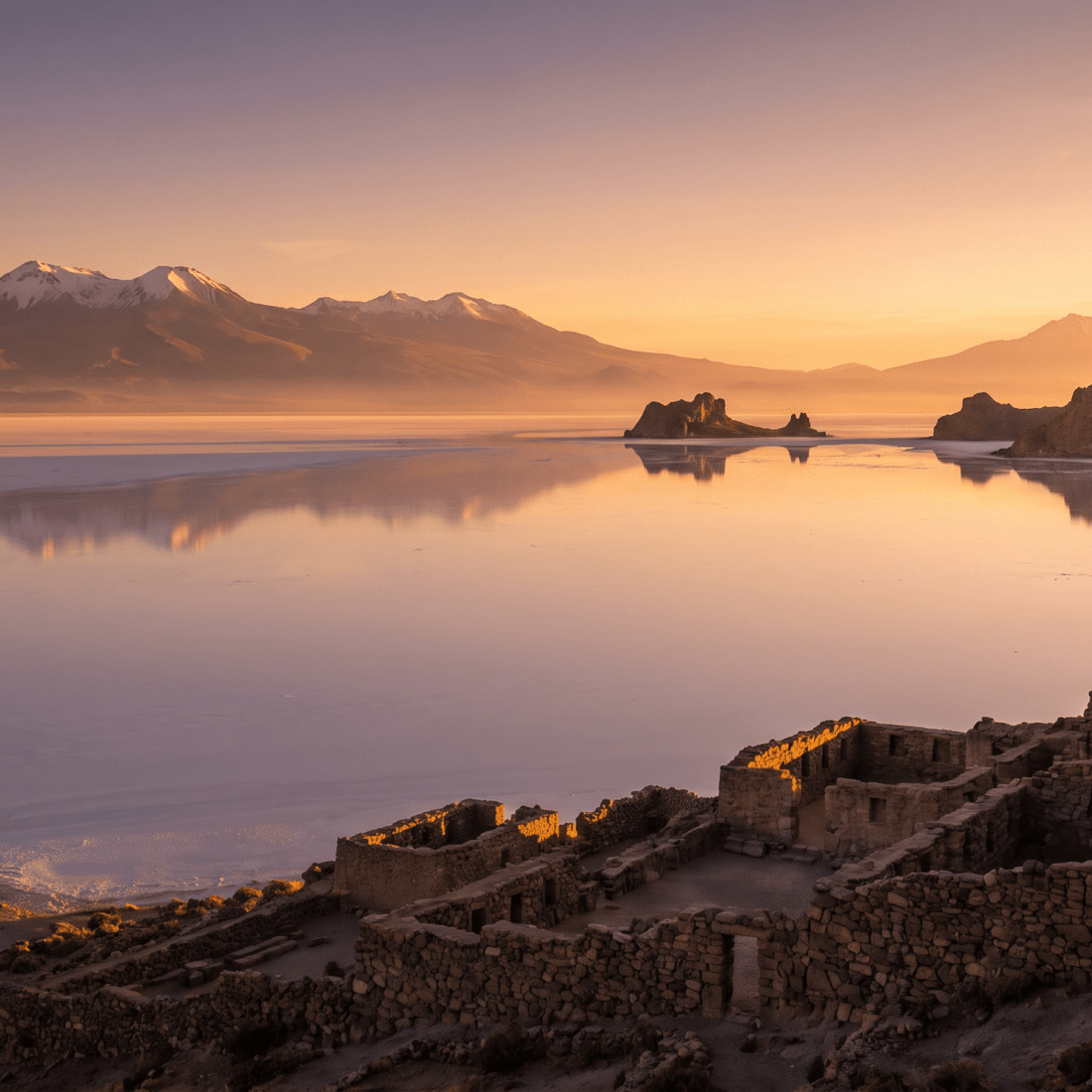 Paisaje de Bolivia con cobertura 4G/5G de la eSIM de PuraSIM