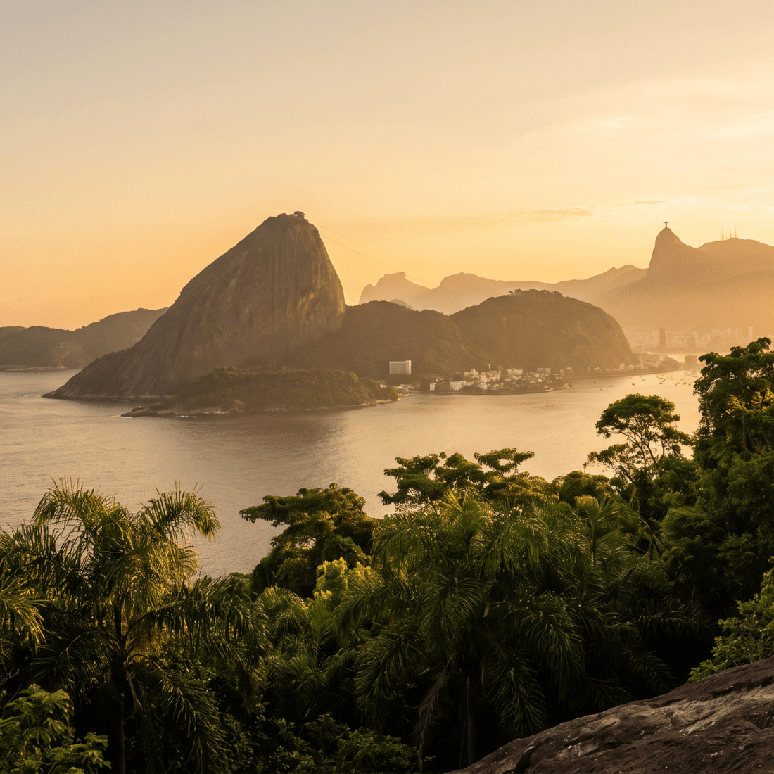 Paisaje de Brasil con cobertura 4G/5G de la eSIM de PuraSIM