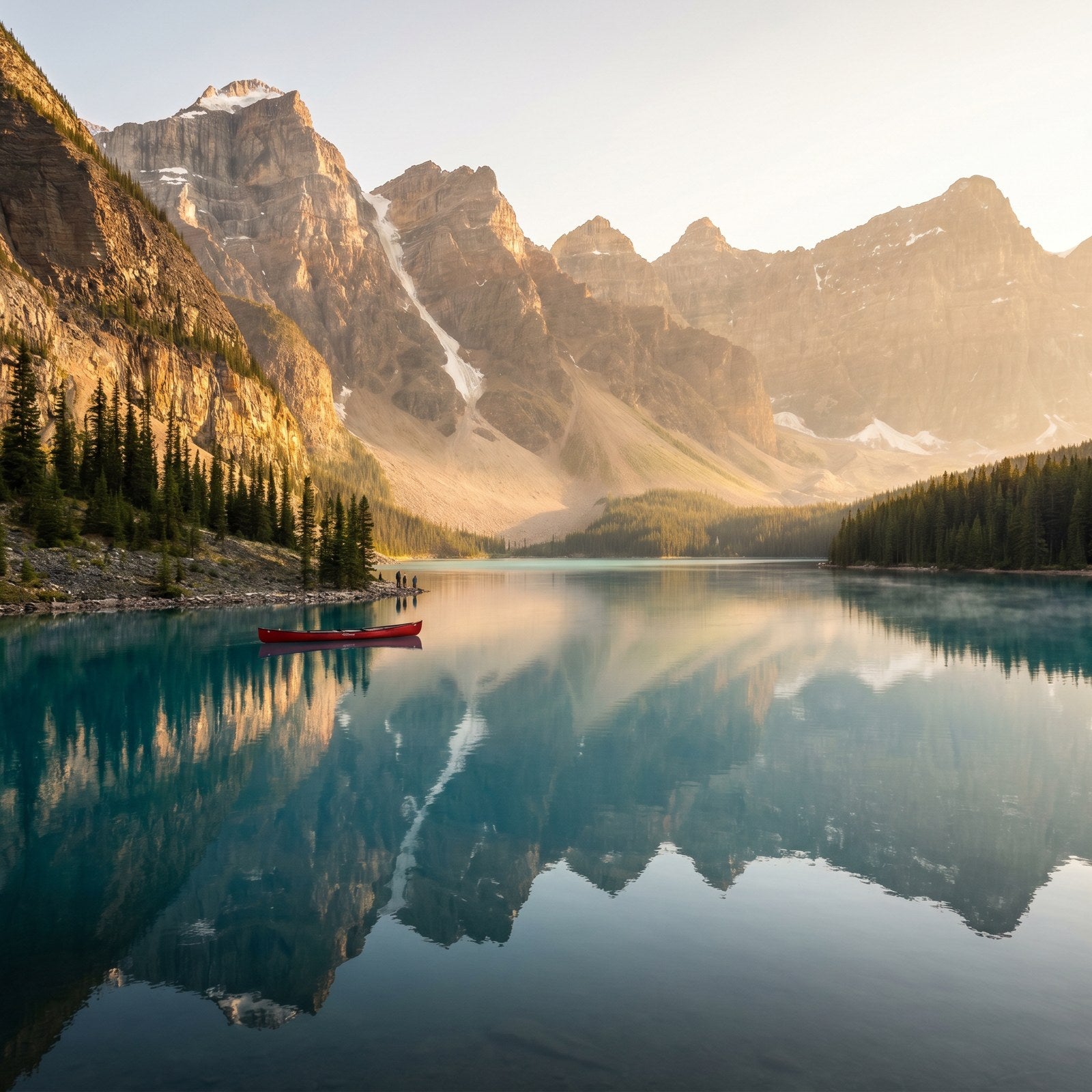 Atardecer en Canadá, conectado con datos móviles sin roaming