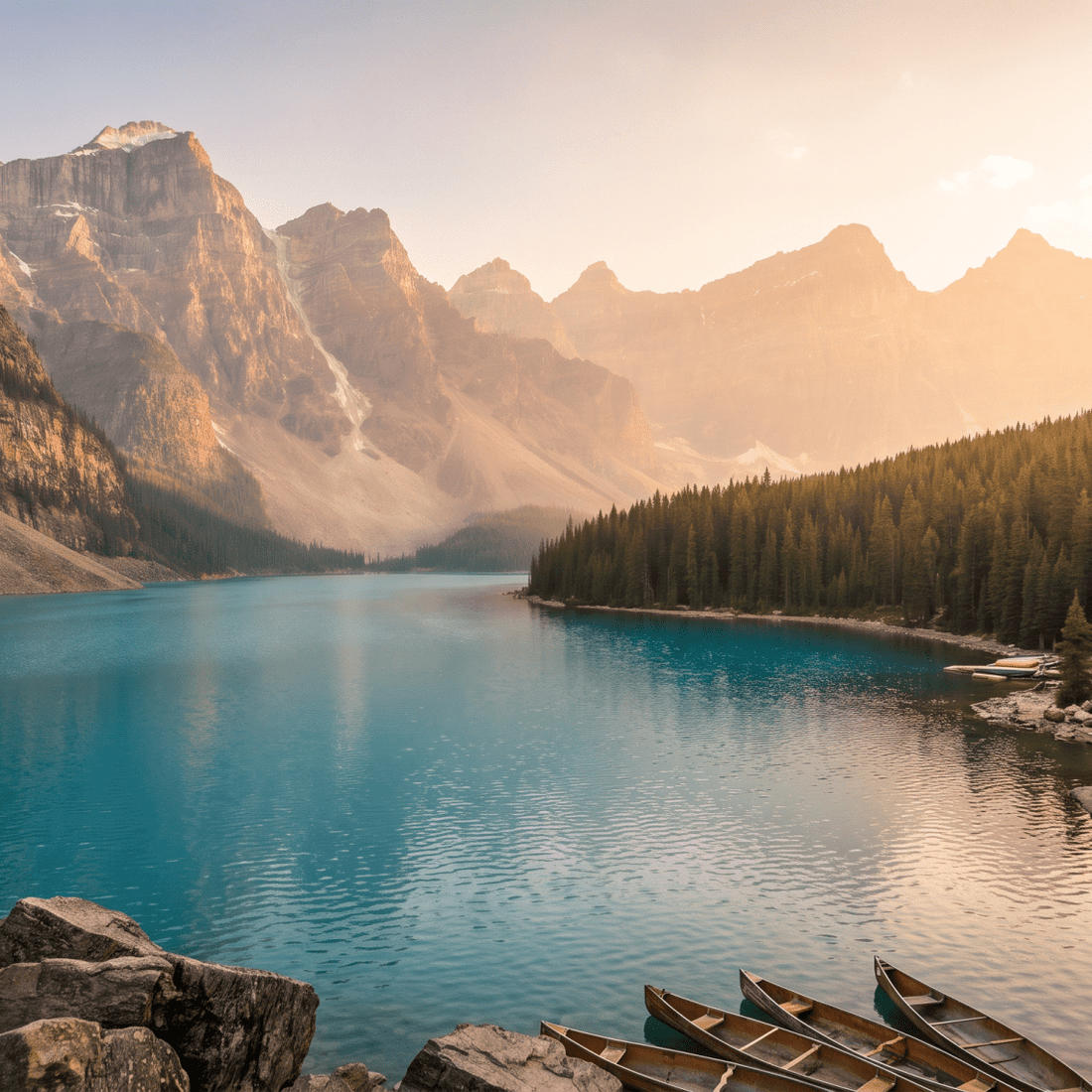 Paisaje de Canadá con cobertura 4G/5G de la eSIM de PuraSIM