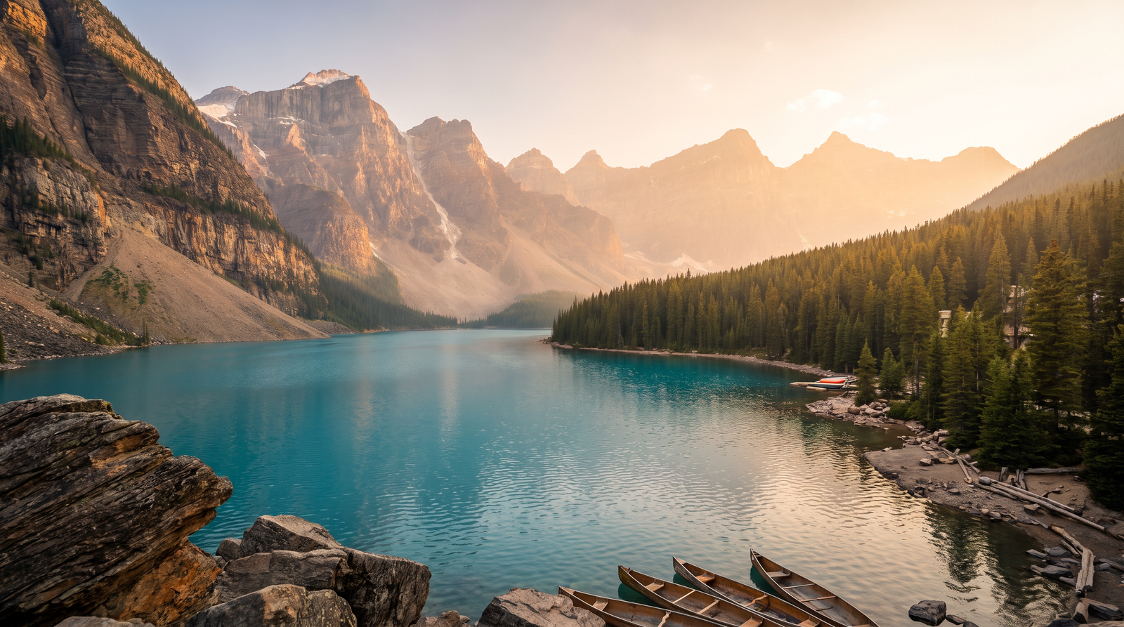 Paisaje de Canadá con cobertura 4G/5G de la eSIM de PuraSIM