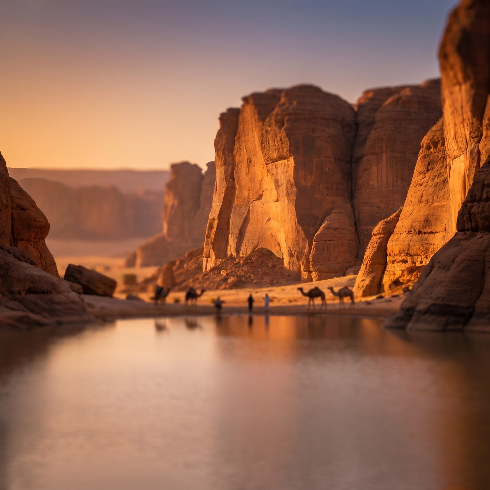 Atardecer en Chad, conectado con datos móviles sin roaming