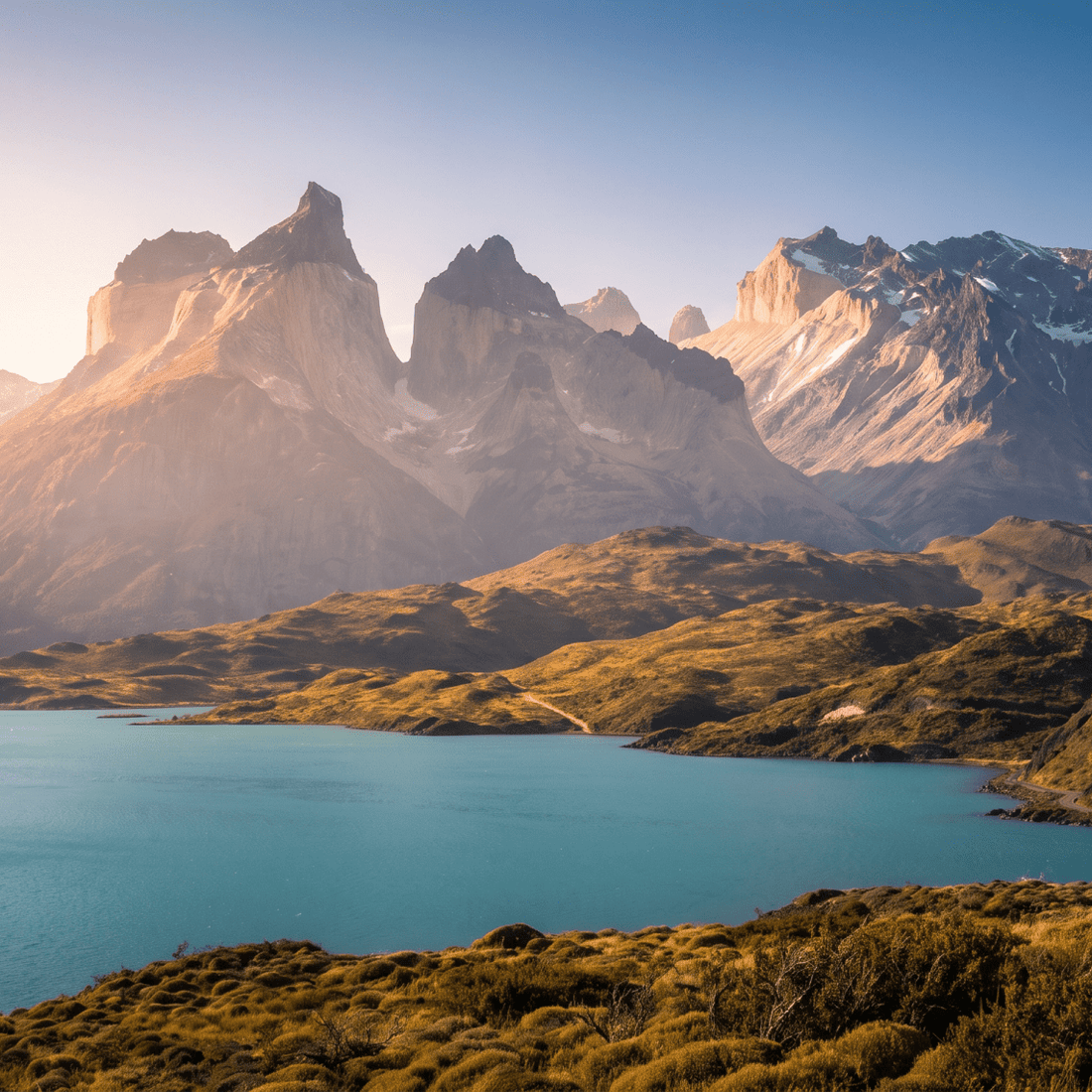 Paisaje de Chile con cobertura 4G/5G de la eSIM de PuraSIM
