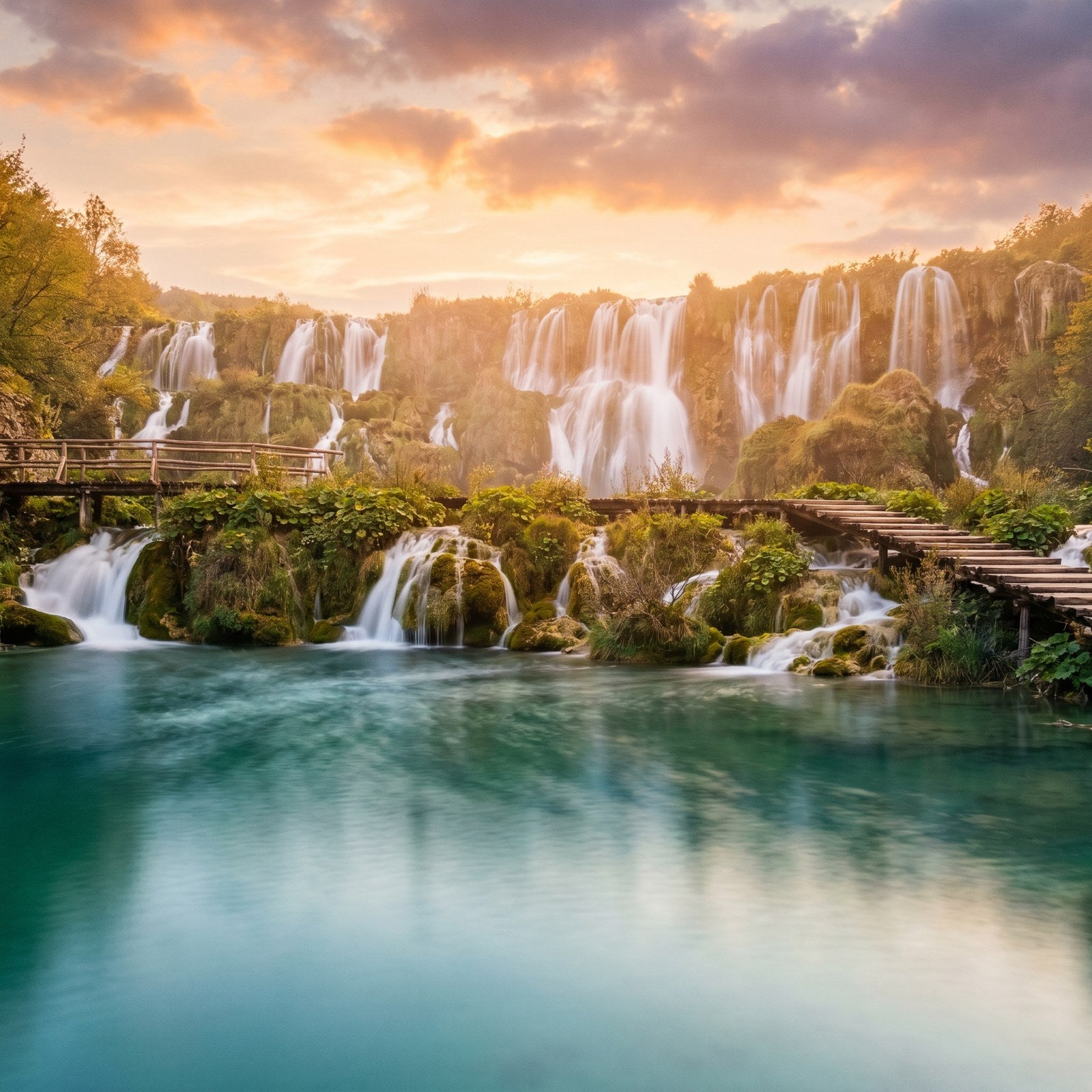 Atardecer en Croacia, conectado con datos móviles sin roaming