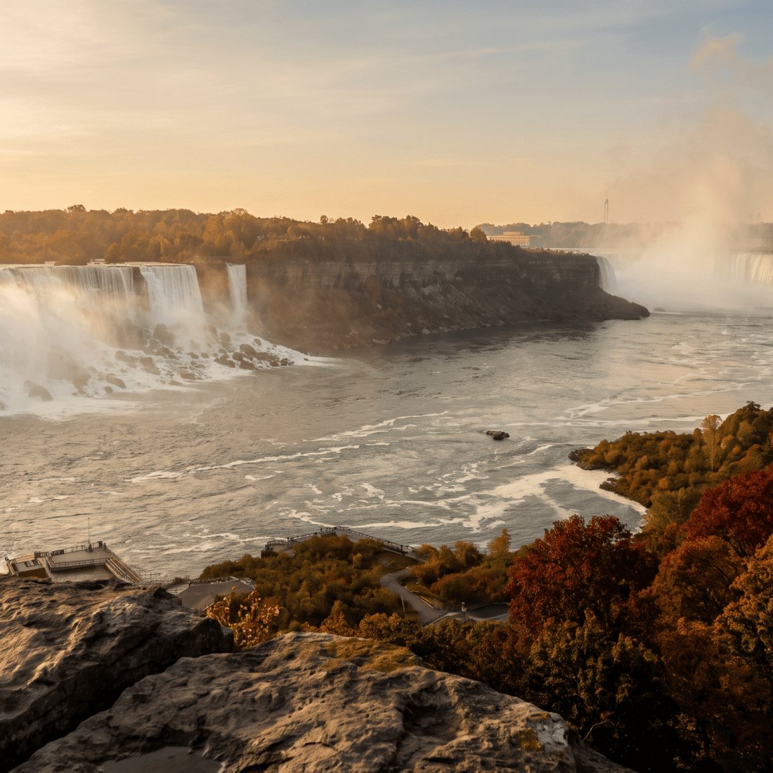 Paisaje de Estados Unidos y Canadá con cobertura 4G/5G de la eSIM de PuraSIM