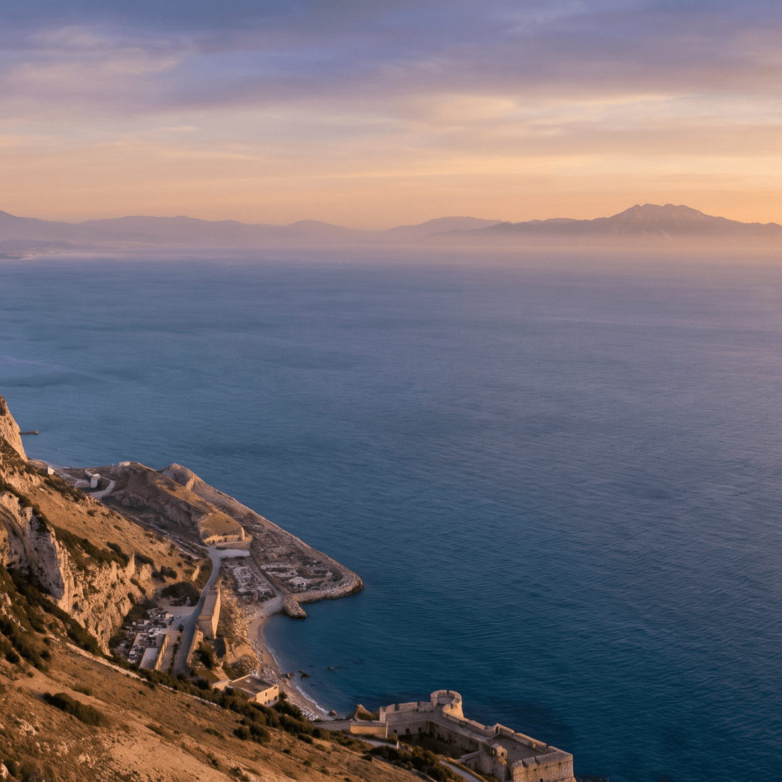 Paisaje de Europa y Marruecos con cobertura 4G/5G de la eSIM de PuraSIM