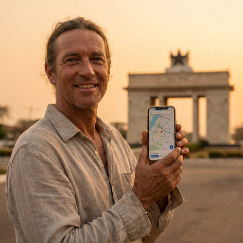 eSIM de Ghana: internet de viaje que se activa con un código QR
